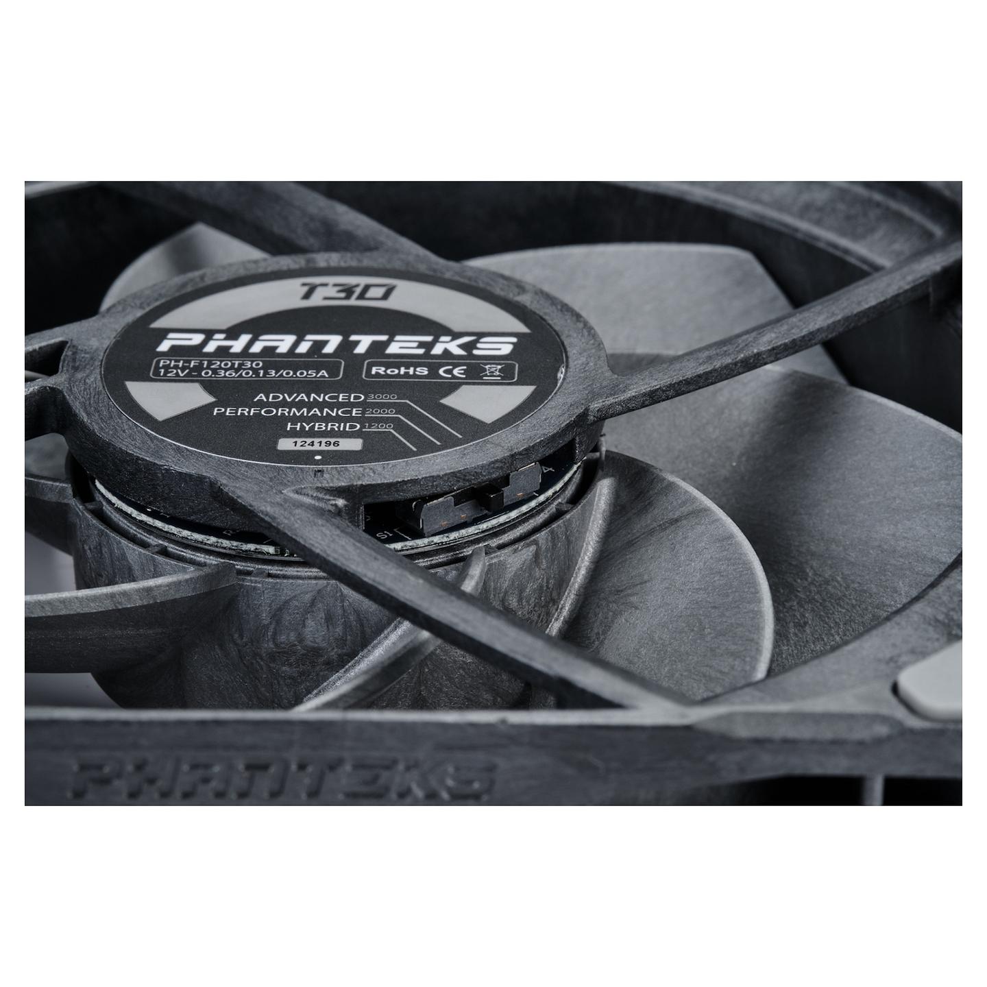 Ftohës për Kasë Phanteks T30-120 / 120mm / 3000 RPM / PWM – Zezë - 5