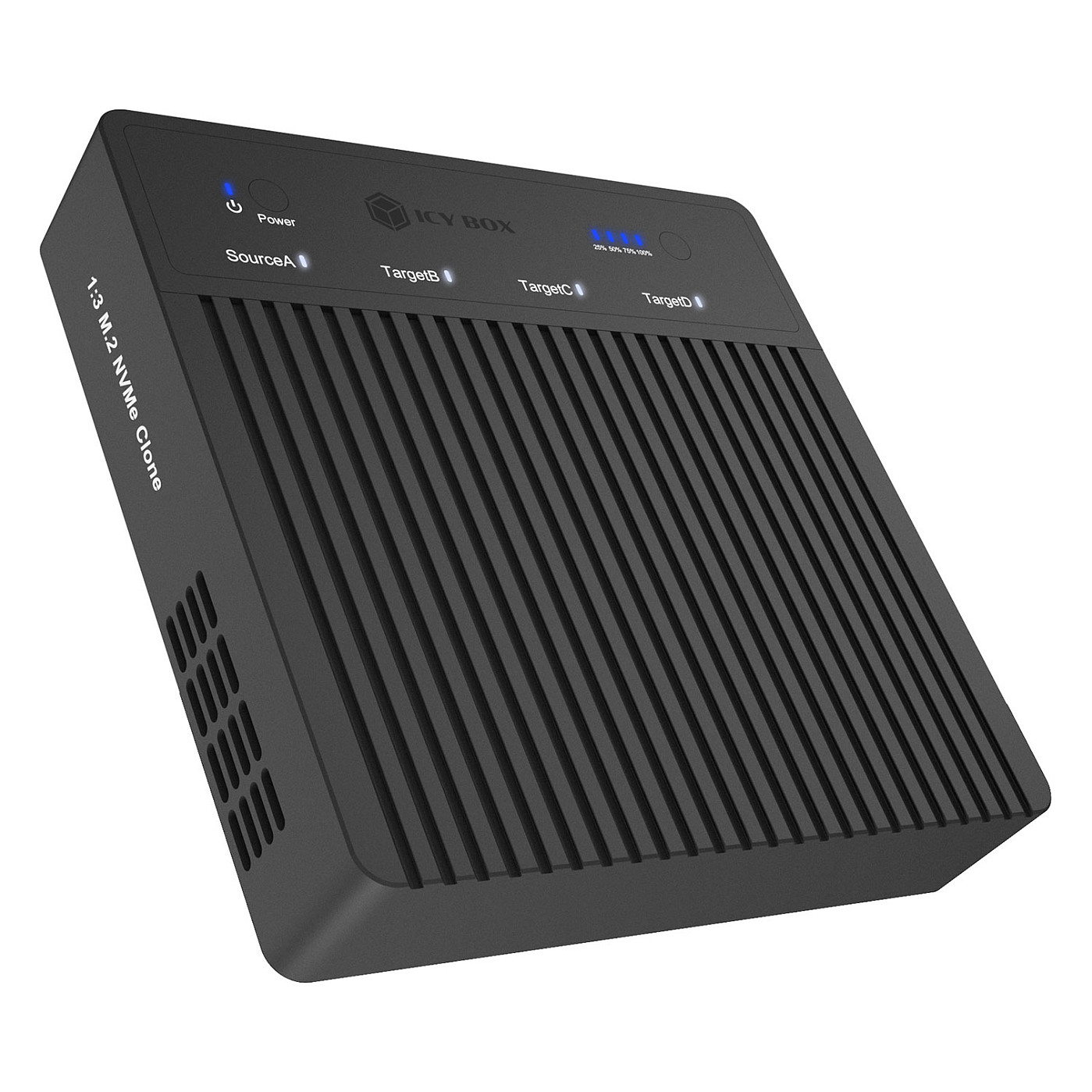 Docking Station ICY BOX IB-4013MCL-C4 / 4x M.2 NVMe / USB4 40Gbps / 1:3 Offline Clone – Zezë