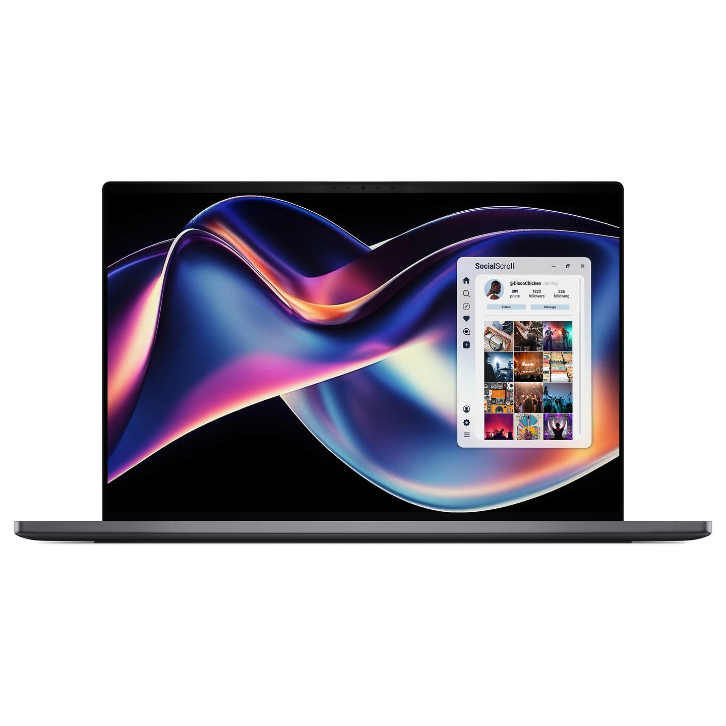 Laptop Dell XPS 16 DA16260, Ultra X9 388H, 32GB LPDDR5X, 1TB, 16" 3.2K OLED Touch 20–120Hz, Intel Graphics - Hiri - 2