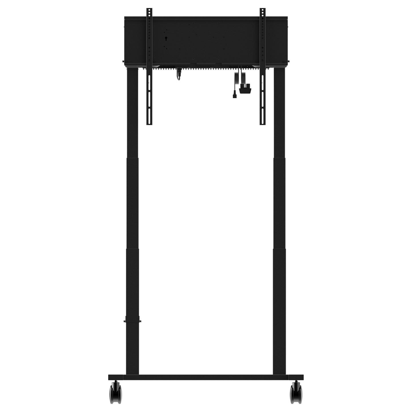 Mbajtëse për Monitor iiyama / 55″–105″ / deri në 120 kg / Elektrike / Rregullim Lartësie 950 mm / me Rrota - Zezë - 6