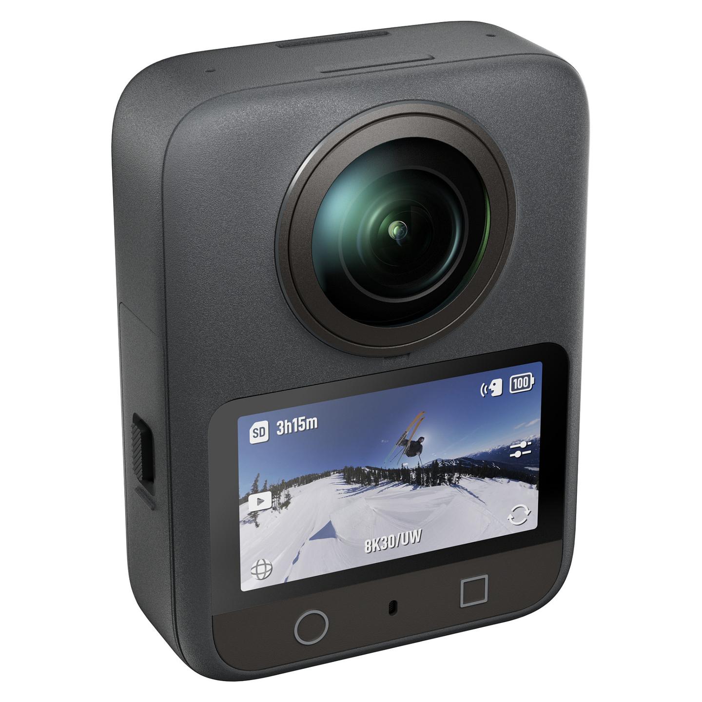 Video Kamera DJI Osmo 360 Standard Combo, 8K, 360°, 120MP, 2", 128GB - Gri - 3