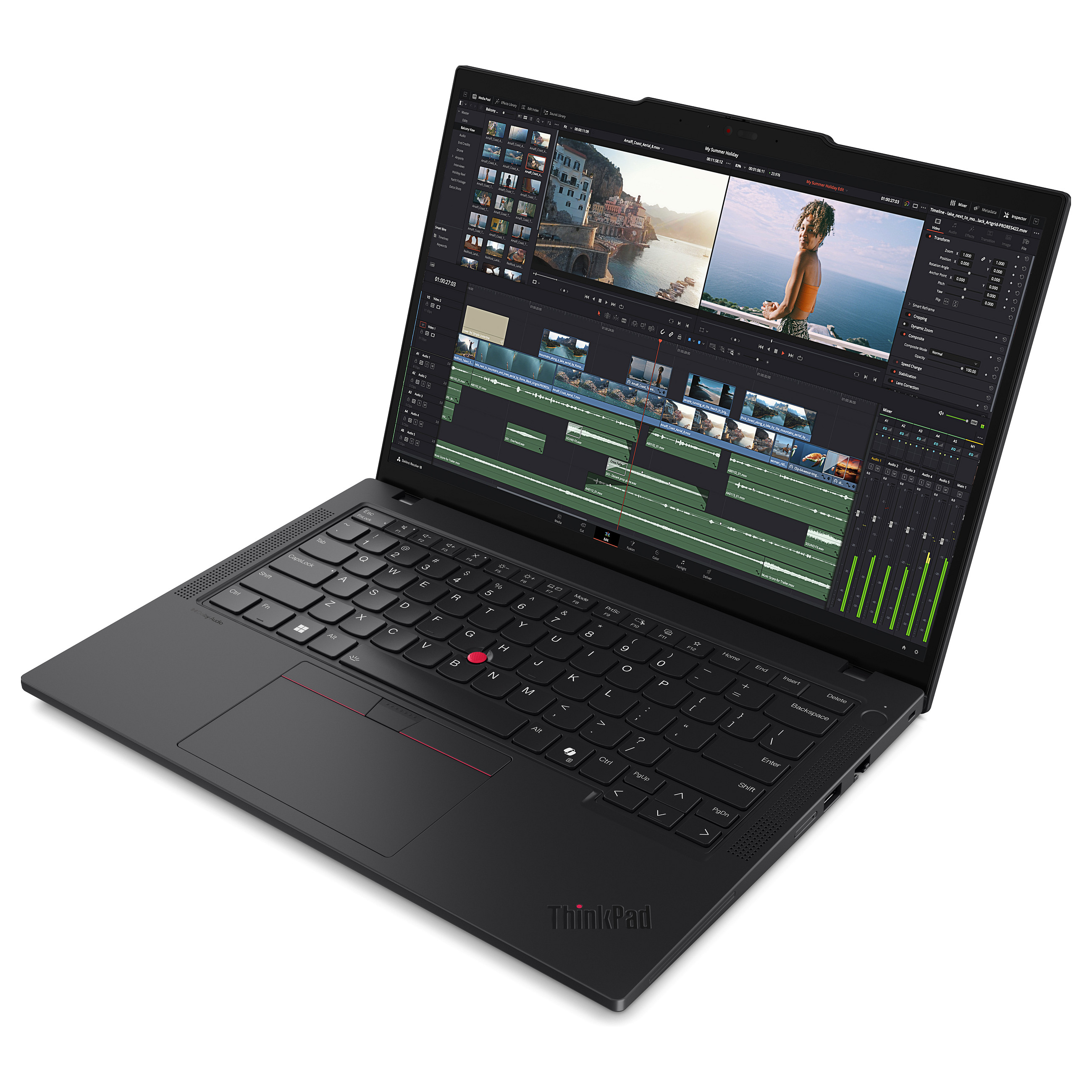 Laptop Lenovo ThinkPad P14s AMD G5 / Ryzen Pro 5-8640HS / 16GB DDR5 / 512GB / 14" WUXGA IPS AG 60Hz / AMD Radeon 760M / DE  - Zezë - 8