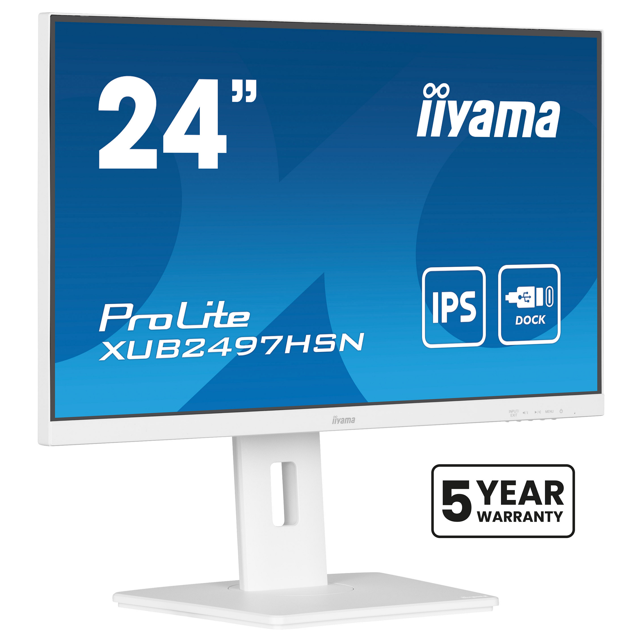 Monitor IIYAMA XUB2497HSN-W2 / 23.8″ / 1920×1080 / 100Hz / IPS / I zi - 1
