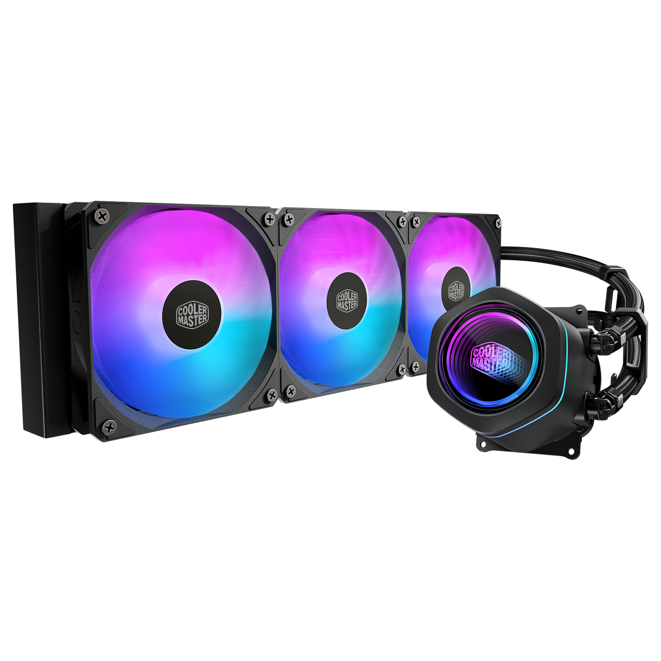 Ftohës për Procesor Cooler Master MasterLiquid Core Nex / 240mm / AIO / ARGB - Bardhë