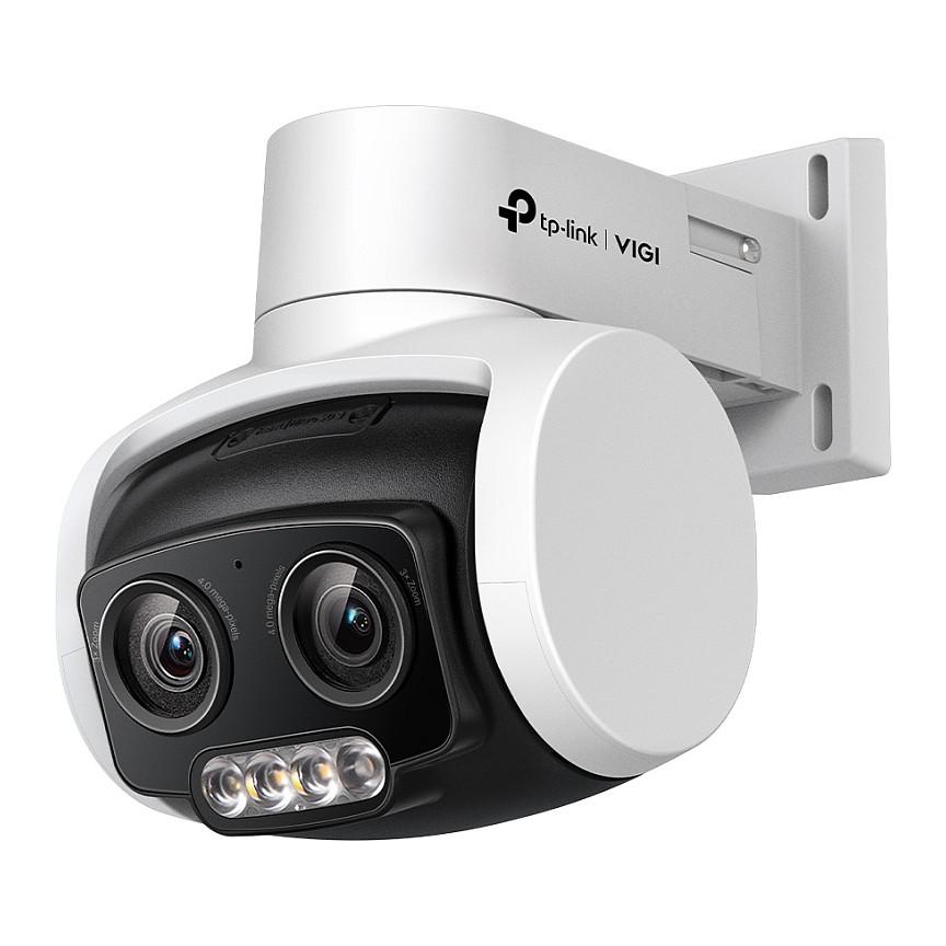 TP-Link VIGI C540V – Kamerë IP 4MP Dual-Lens Varifocal Pan-Tilt, 3× Zoom, PoE, Full-Color, IP66, Bardhë/Zezë - 1