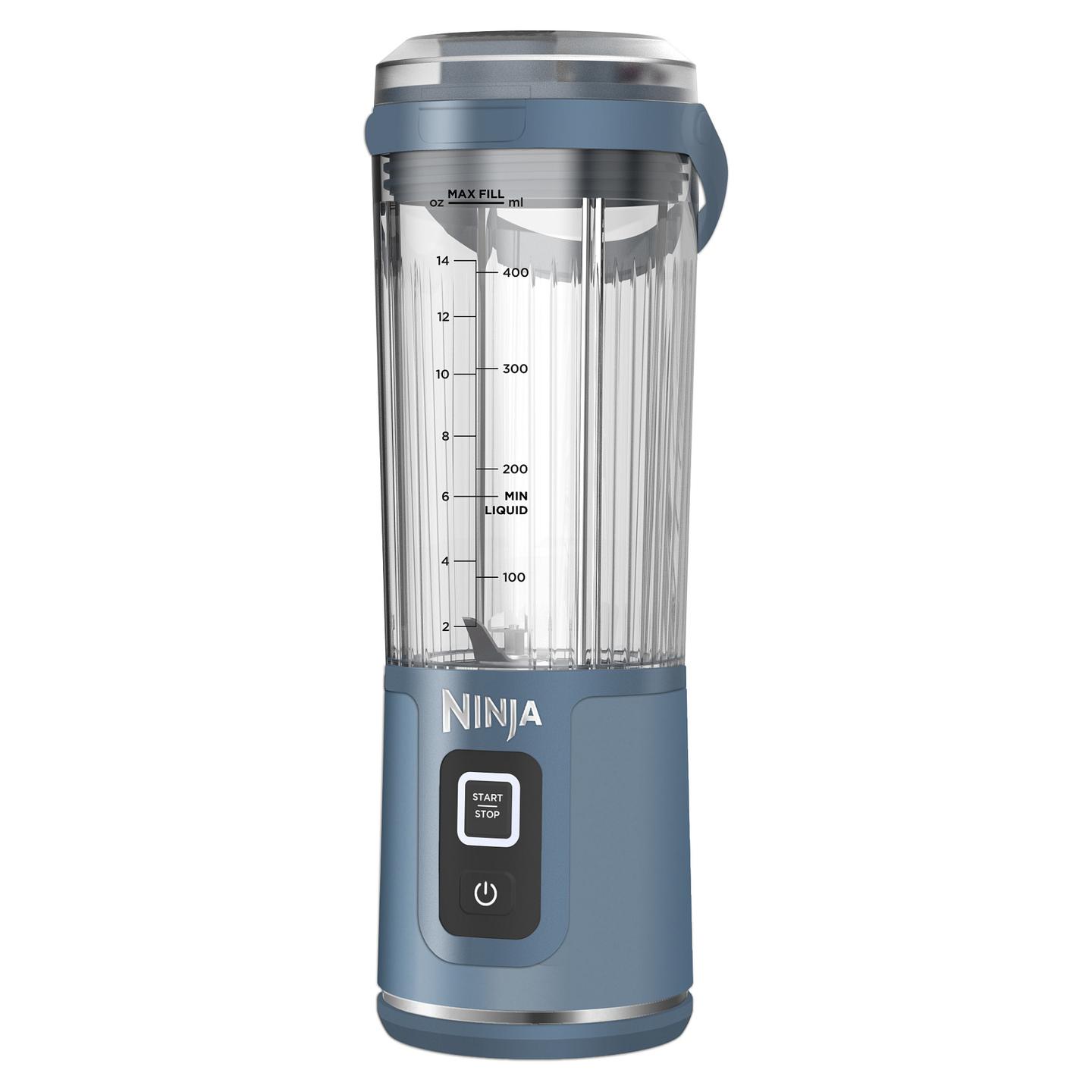 Blender Portativ Ninja Blast BC151EUNV, 530ml, Pa Kabllo, USB-C, Grimcim Akulli - Blu - 4