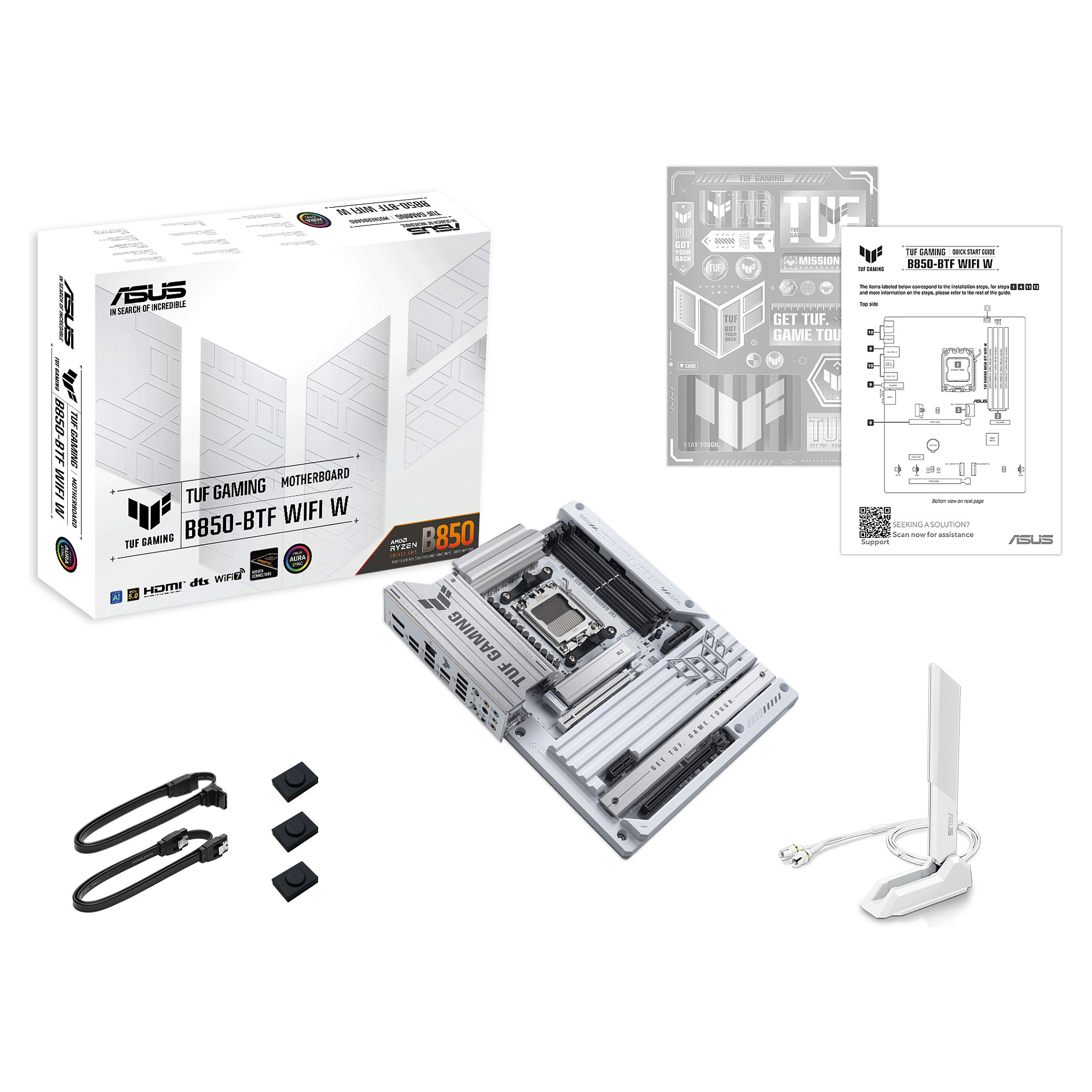 Pllakë Amë MB AMD ASUS TUF GAMING B850-BTF WIFI / AM5 / DDR5 / HDMI+DP - 4