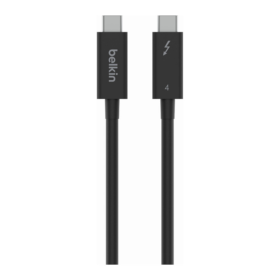 Kabllo Belkin Thunderbolt 4 USB-C në USB-C / 40Gbps / 100W / 2m – Zezë