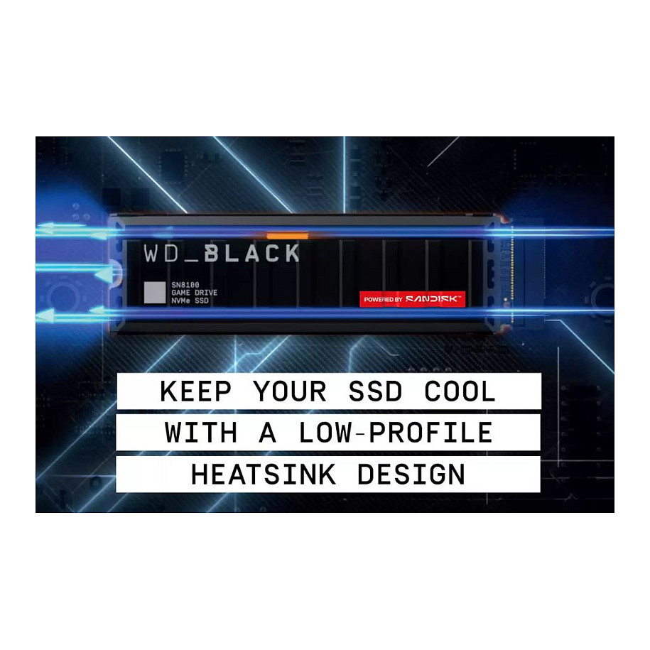 SSD e Brendshme Western Digital M.2 / 8TB / WD Black SN8100 / NVMe / With Heatsink - 8