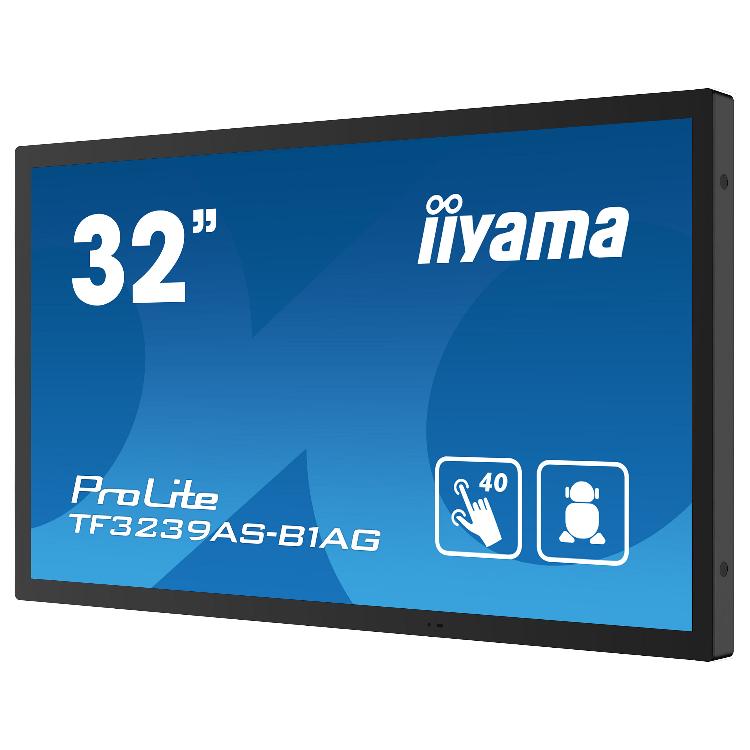 Monitor IIYAMA TF3239AS-B1AG / 31.5"/ Full HD LED IPS Multi Touch / 60Hz / 8ms / HDMI+DP - Zezë - 7
