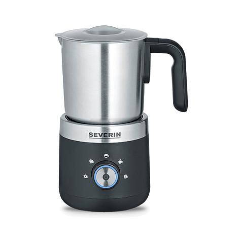 Shkumëzues dhe Ngrohës Qumështi Severin SM 3588, 550W, 300ml, Shkumëzim i Ftohtë dhe i Ngrohtë, 5 Programe - Argjend/Zezë