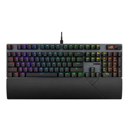 Tastierë Gaming ASUS ROG Strix Scope II X / Mekanike / ROG NX Snow V2 / Full-Size / RGB / 1000 Hz / AZERTY Francez – Zezë