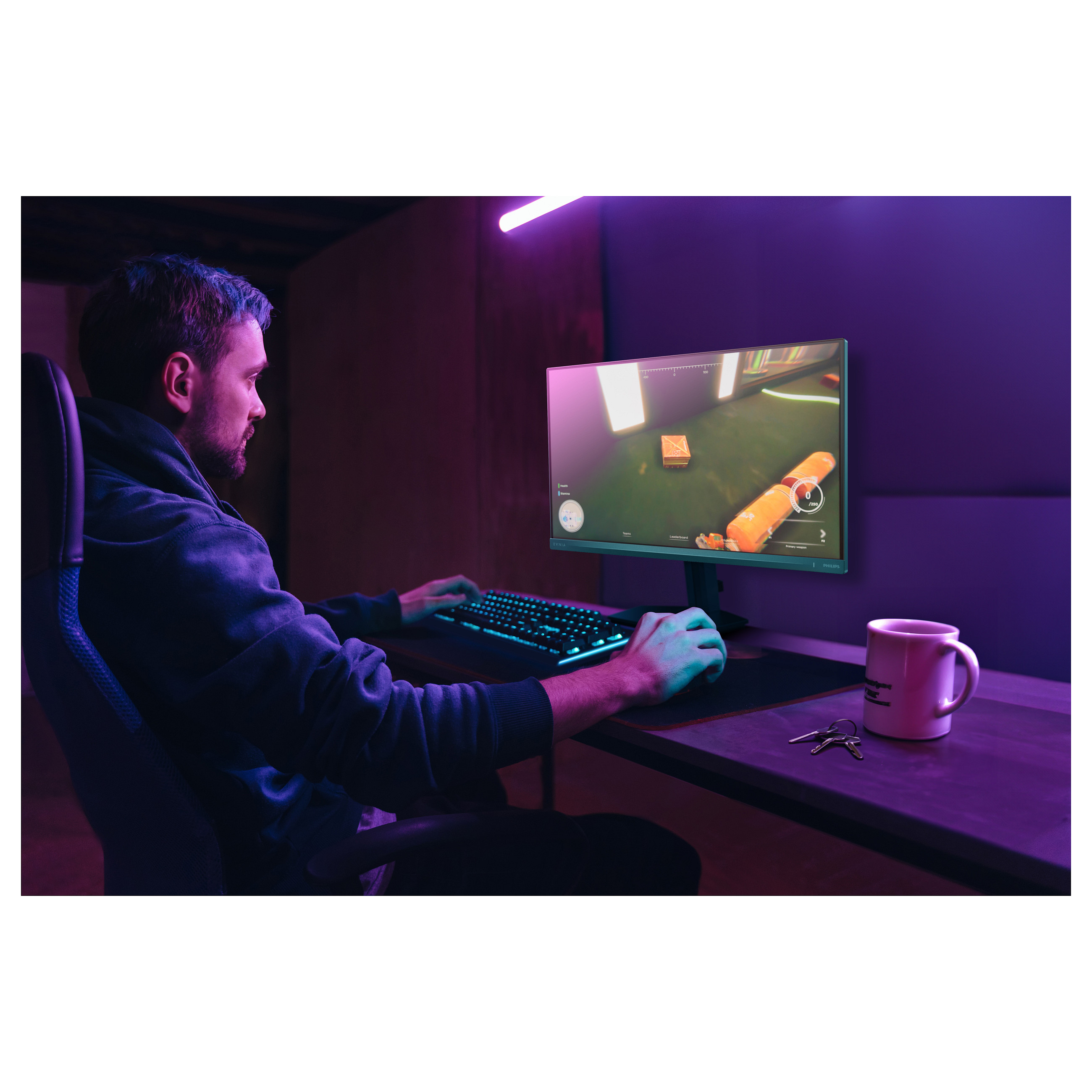 Monitor Gaming Philips 24M2N3200NF / 23.8"/ Full HD IPS / W-LED / 144Hz / 4ms / HDMI + DisplayPort + HDCP - Zezë - 8
