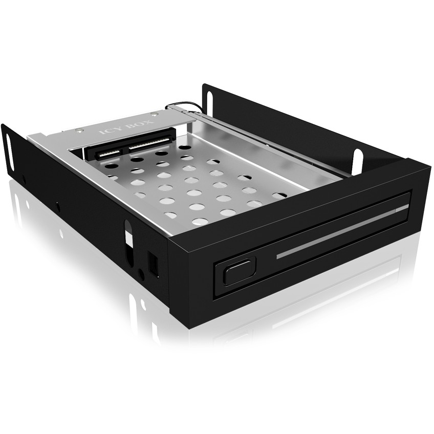 Aksesorë për disqe Hot-Swap Frame: 1× 2.5" SATA to 1× SATA host, trayless design, for 3.5" drive bay – ICY BOX - 7