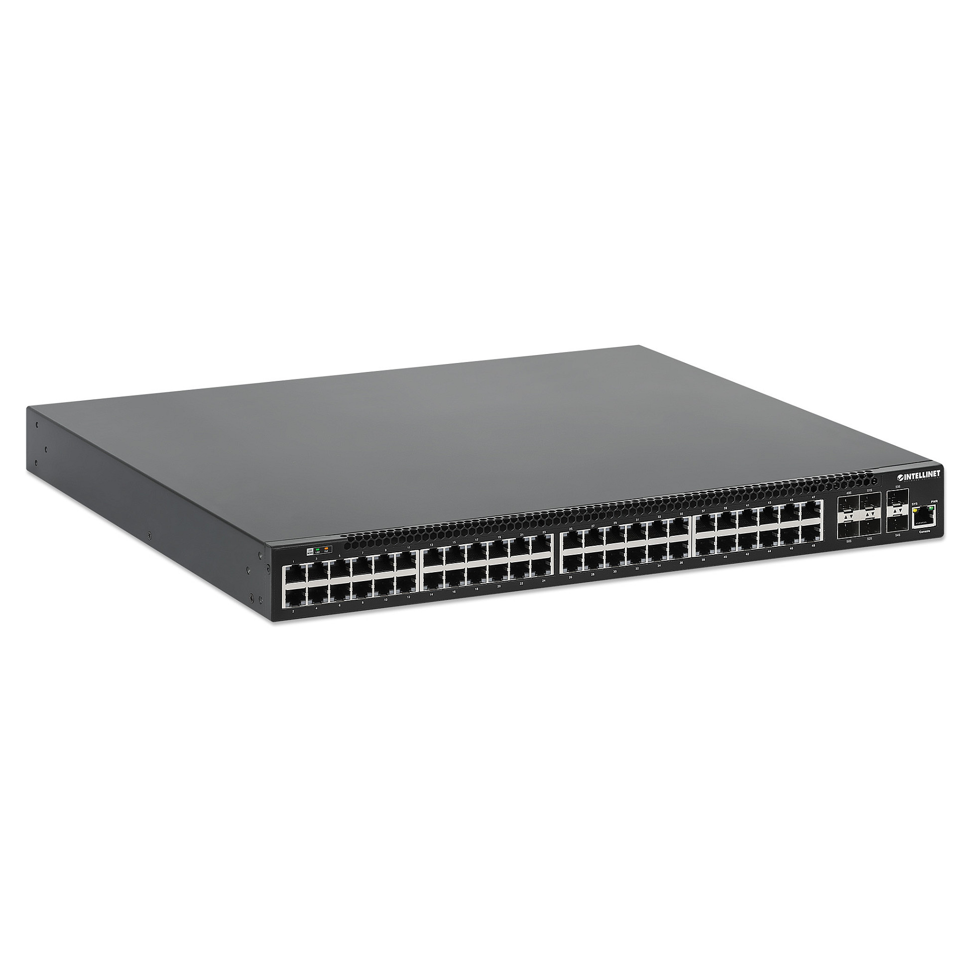 Switch INTELLINET / Managed / PoE+ / 48x Gigabit + 6x 10GbE / 850W - 2