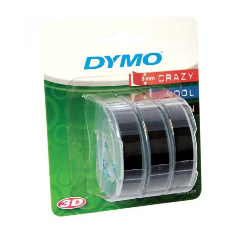 Shirit për Printer 3D Dymo Colour Ribbon S0847730 / Multipack - Bardhë mbi Zezë  - 1