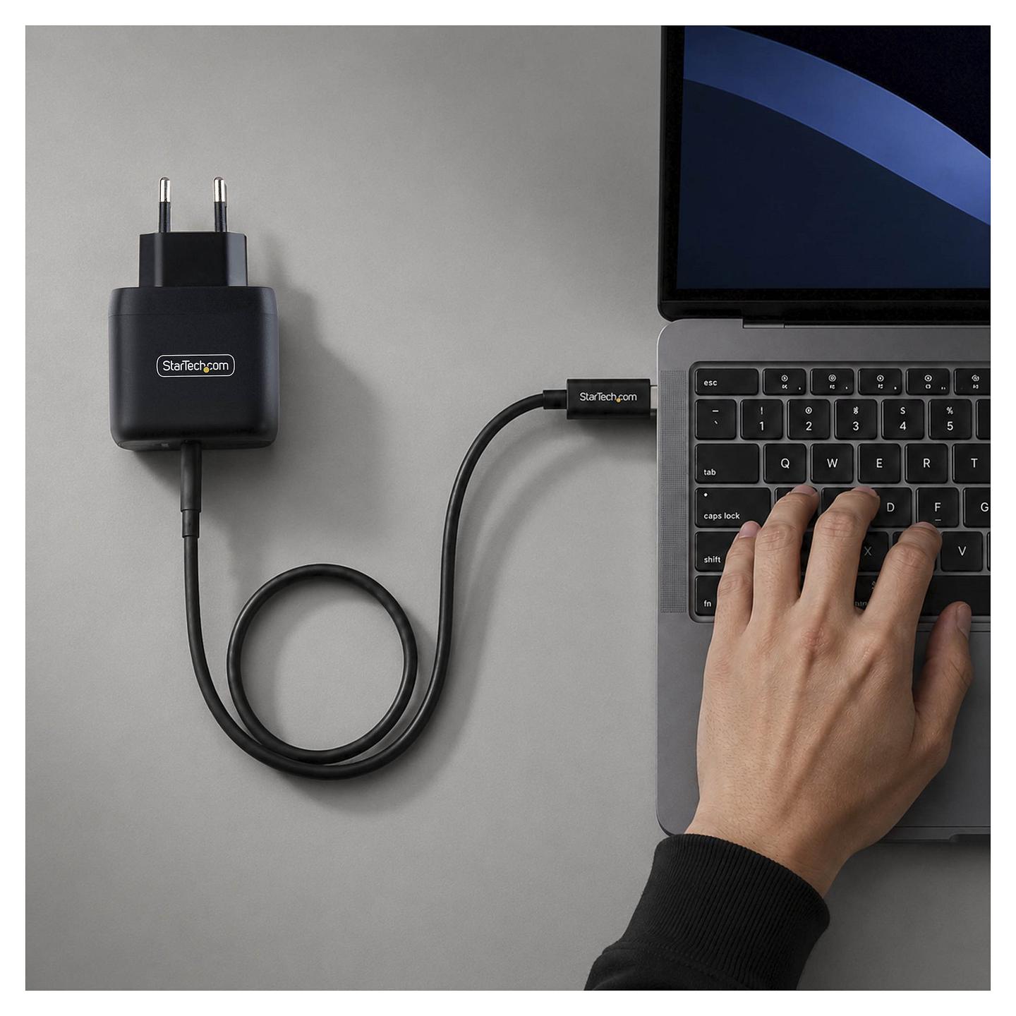 Karikues StarTech 1065EB-WALL-CHARGER, USB-C, 65W, GaN, Power Delivery 3.0, PPS - Zezë - 7