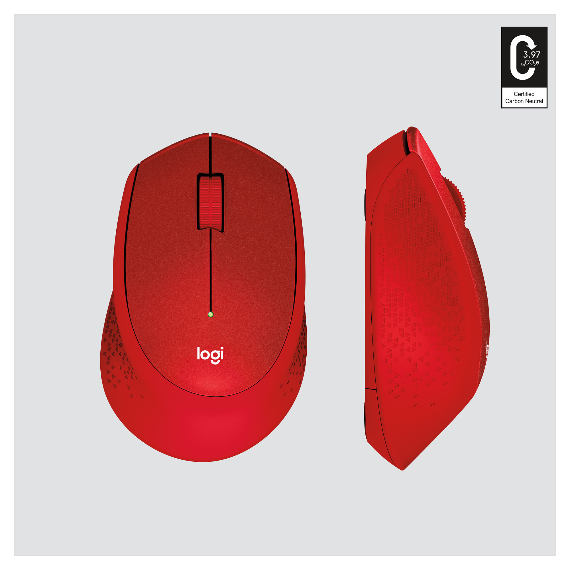Maus Logitech M330 SILENT PLUS - Kuqe - 10