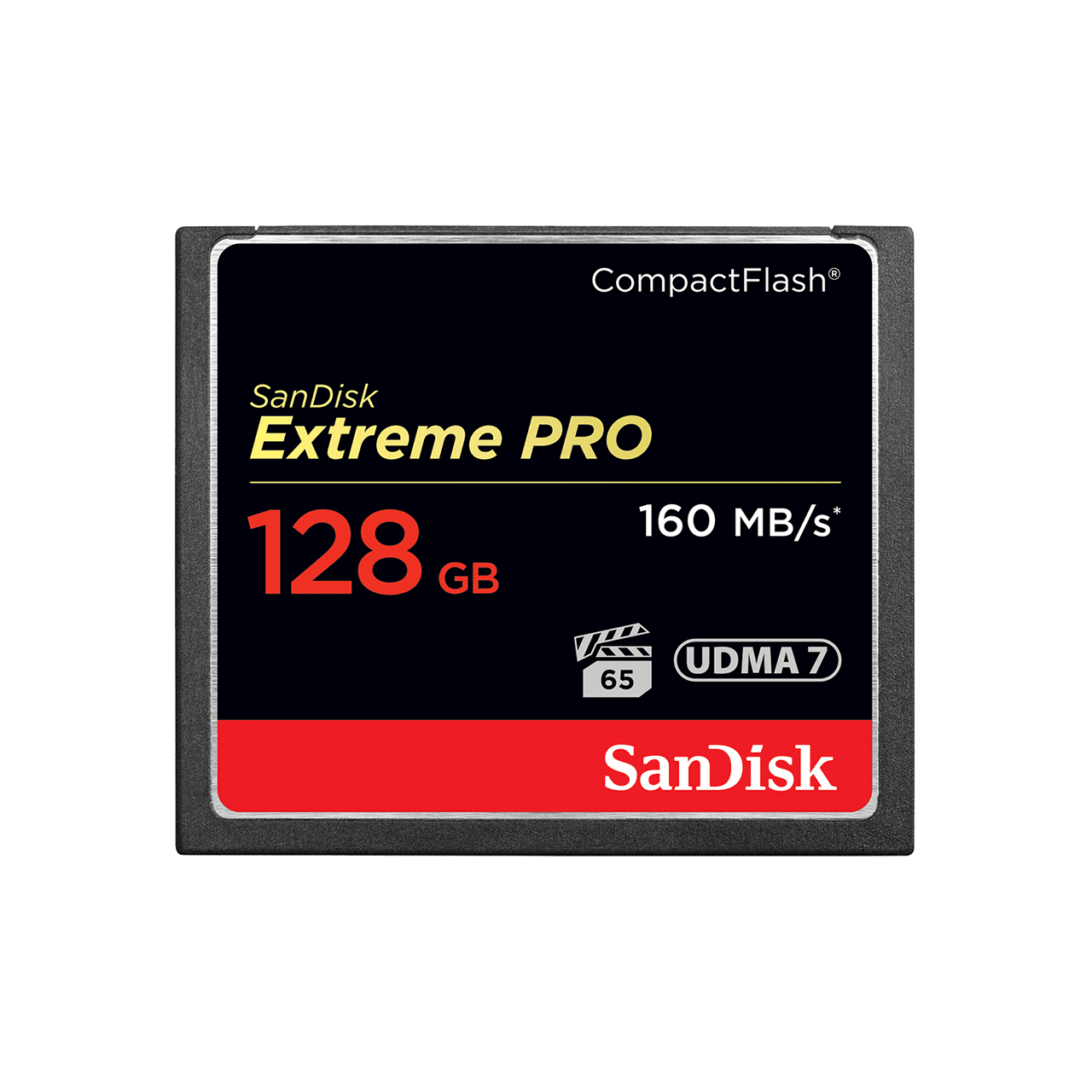 Kartë Memorie CompactFlash SanDisk Extreme PRO / 128GB / UDMA 7 / 160MB/s – Zezë