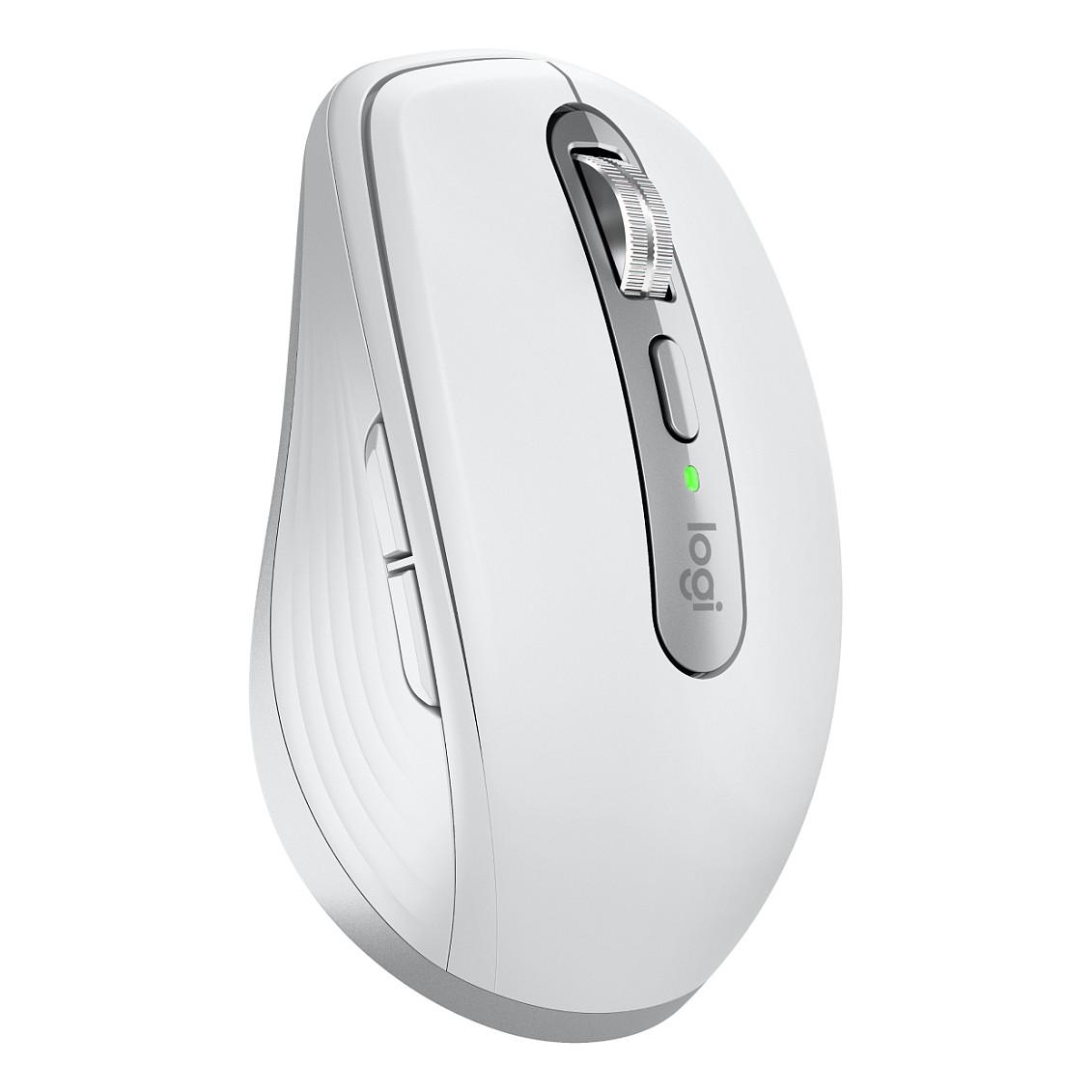 Maus pa kabllo Logitech MX Anywhere 3S for Mac / Darkfield / 8000 DPI / 6 Butona / USB-C - Argjend/Bardhë - 2