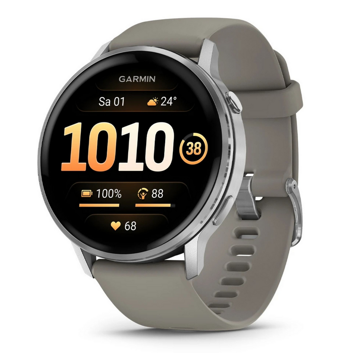 Orë e mençur Garmin Venu 4 / 45mm / 010-03014-01 / L – Argjend - 1