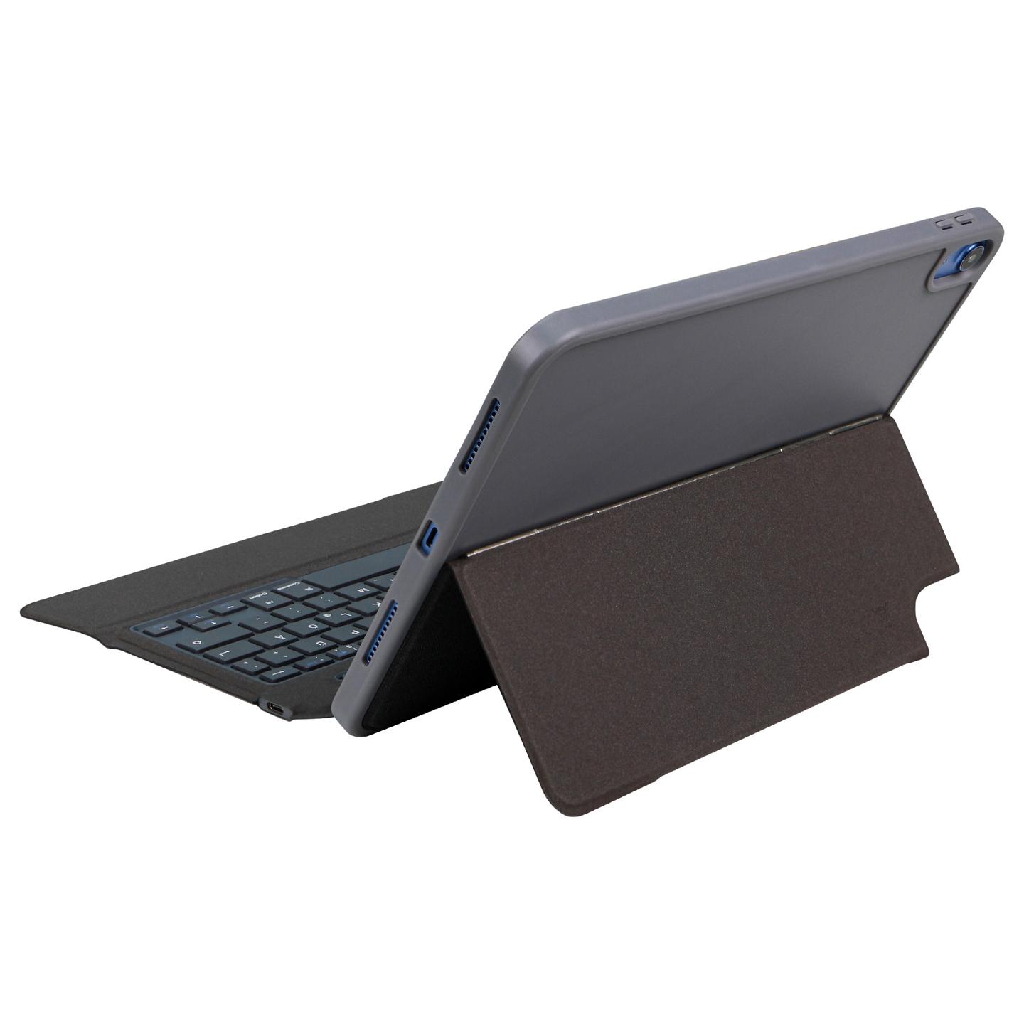 Tastierë për Tablet DEQSTER Slim Keyboard 2 / iPad 10.9" 10th Gen + 11" A16 / QWERTZ (DE) / Bluetooth 5.0 / 64 Taste / USB-C – Gri - 5