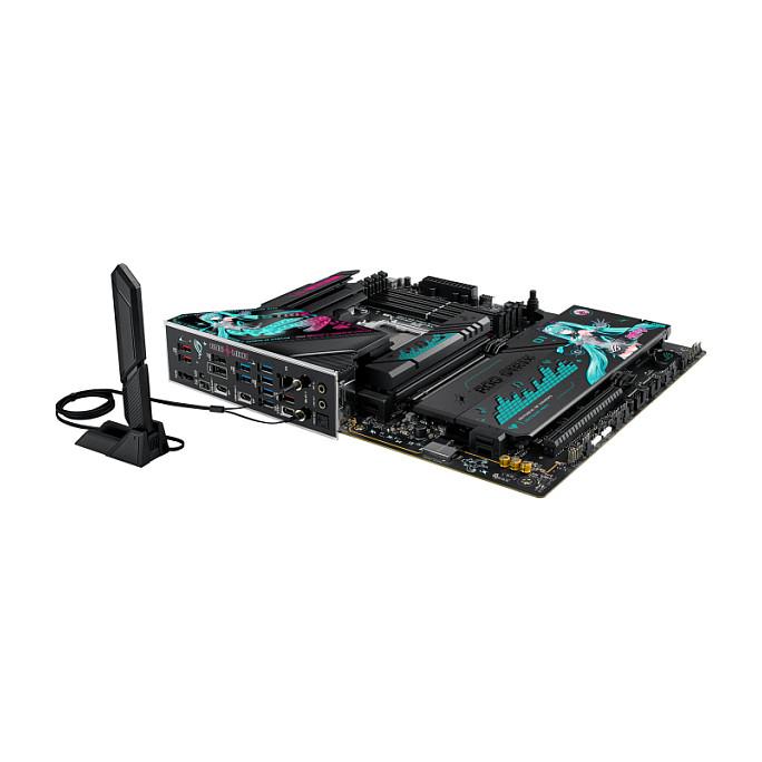 Motherboard ASUS ROG STRIX X870E-H Hatsune Miku Edition, AMD AM5, X870E, DDR5, ATX, PCIe 5.0, Wi-Fi - 8