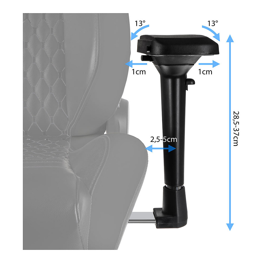Karrige Gaming noblechairs EPIC / 4D Armrests / 90–135° / 120kg – Zezë - 7