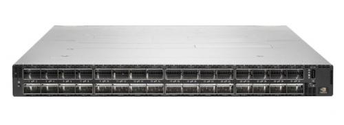 Switch NVIDIA Quantum QM9700, 64 porta NDR InfiniBand 400Gbps, 32 porta OSFP, Managed, 51.2Tbps, Rack 1U - Hiri - 1
