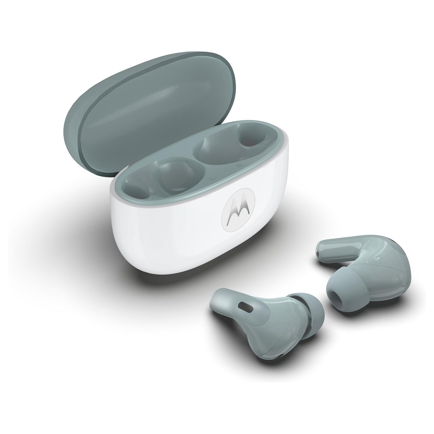 Kufje pa kabllo Motorola moto buds 2 / Bluetooth 6.0 / ANC deri 55 dB / Driver 11 mm + 6 mm / LHDC / 6 Mikrofona / IP54 / 48 orë - Gri - 11