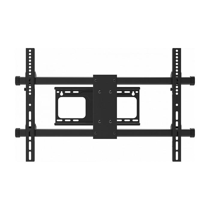 Mbajtëse për TV Vision VFM-W4X4V/2 / 32–65" / deri 60kg / VESA 200x200–400x400 / Fikse në Mur / Lockable - Zezë