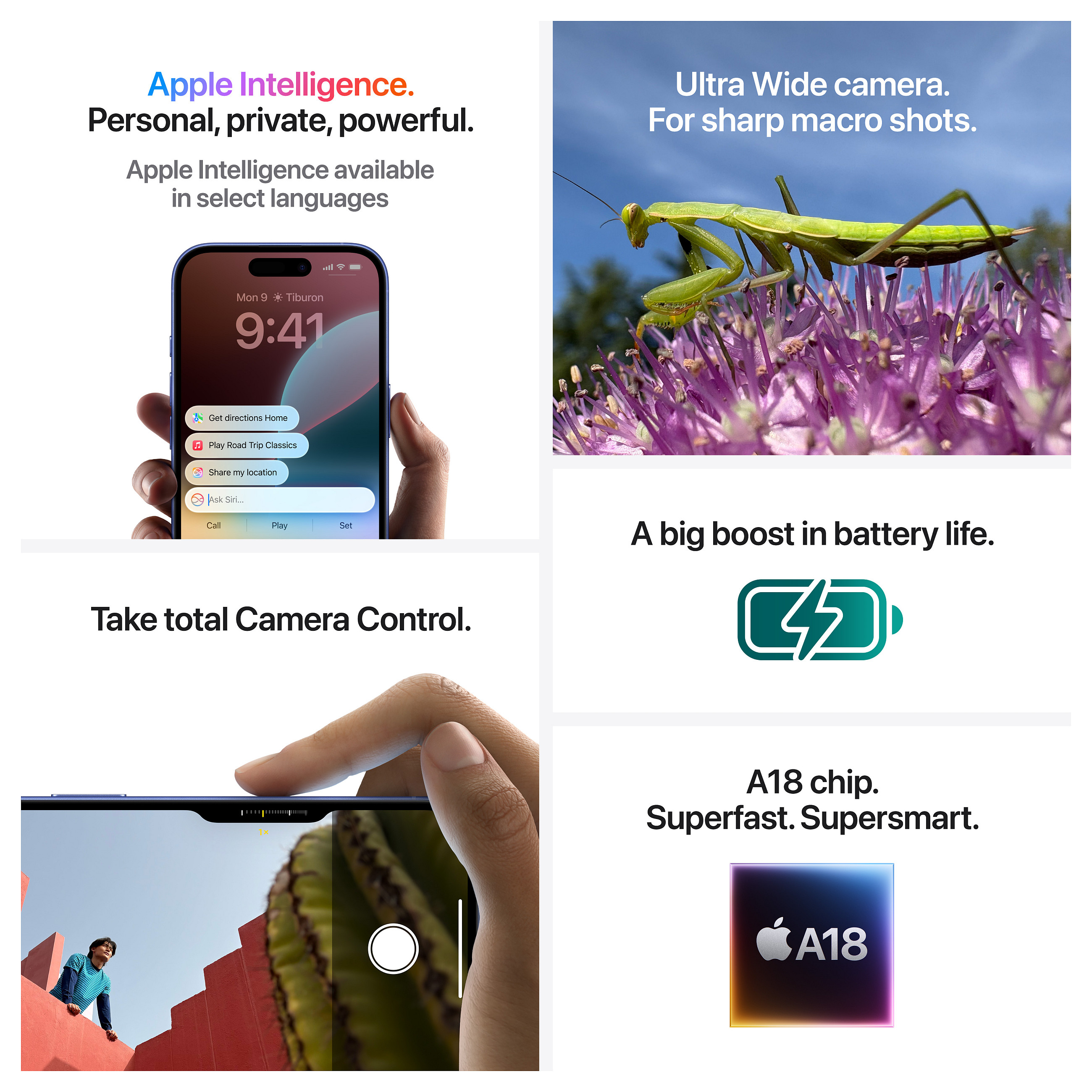 Apple iPhone 16 / 128GB – Green - 6