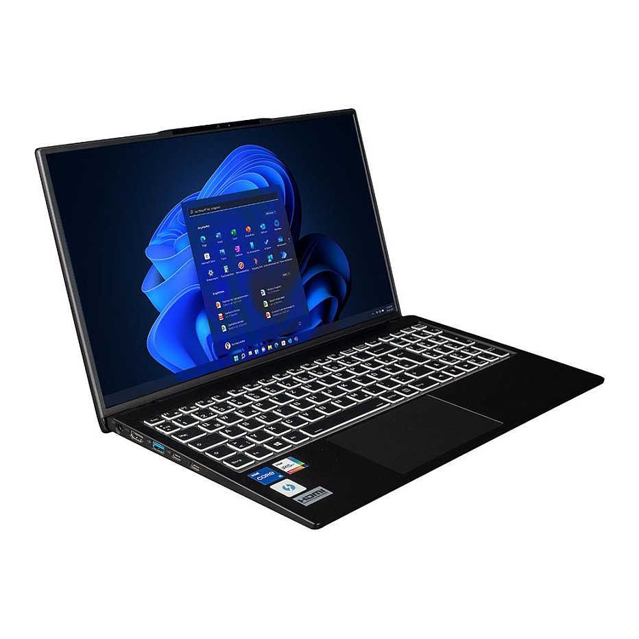 Laptop bluechip TRAVELline B15W58 / i7-1355U / 16GB DDR5 / 1TB / 15.6" Full HD IPS AG / Intel Iris Xe Graphics / DE  - Zezë - 4