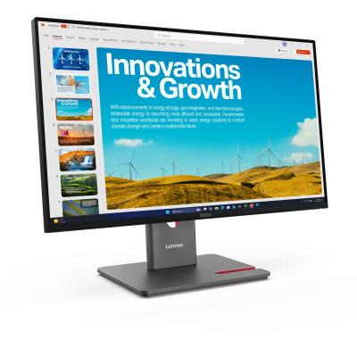 Monitor Lenovo ThinkVision P24QD-40 / 64B1GAT1EU/ 24"/ Quad HD IPS / LCD / 120Hz / 6ms / HDMI+USB+DP - Zezë - 3