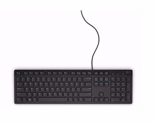Tastierë DELL Multimedia KB216 / US International (QWERTY) / RTL Box / E zezë - 2