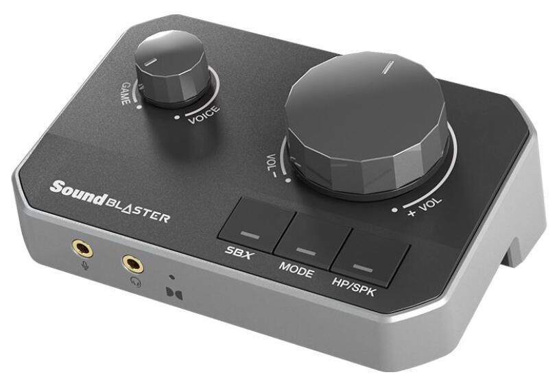 Karta të Zërimit Creative Sound Blaster G8 / 32-bit / 384kHz / USB-C / 130dB / Dolby Audio – Zezë - 2