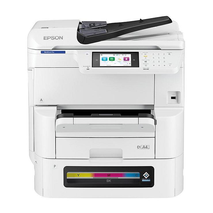 Printer Multifunksional Epson WorkForce Pro EM-C8100RDWF, A3+, Inkjet, Wi-Fi, Printim, Skanim, Kopjim, Faks - Bardhë  - 1