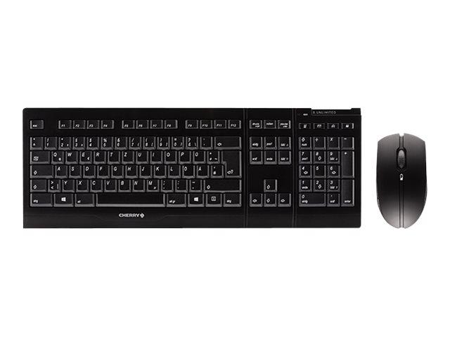 Combo (Tastierë & Maus) Cherry B.Unlimited 3.0 , Wireless, QWERTZ - Zezë - 1