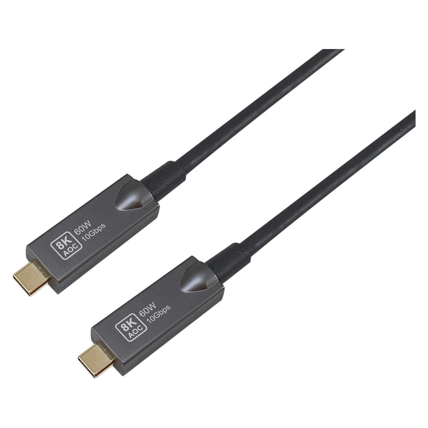 Kabllo USB Equip 119468 / USB-C në USB-C / USB 3.2 Gen 2 / 10 Gbit/s / 60W / 10m - Zezë - 2