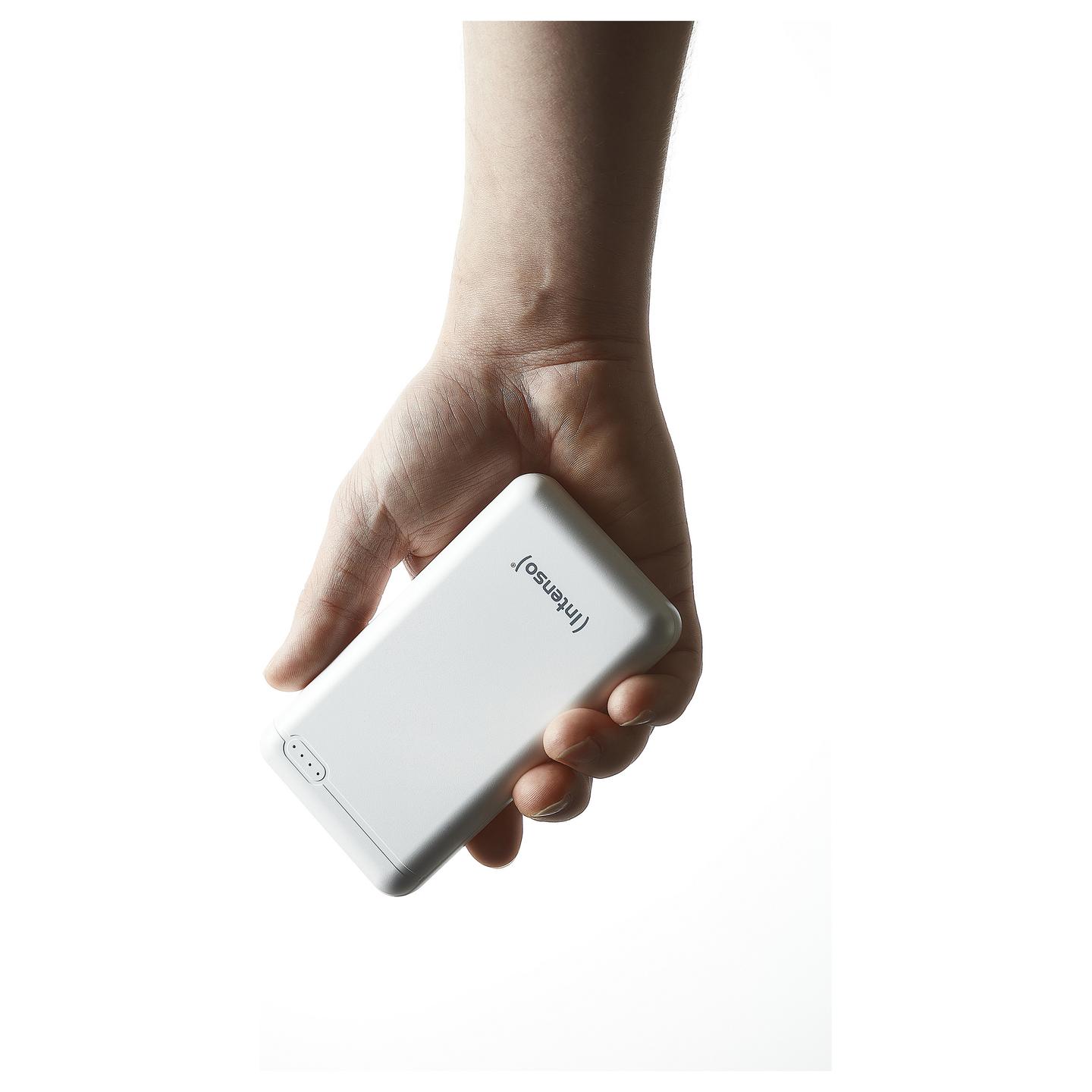 Powerbank Intenso XS20000, 20000mAh, USB-A, USB-C, Micro-USB - Bardhë - 6