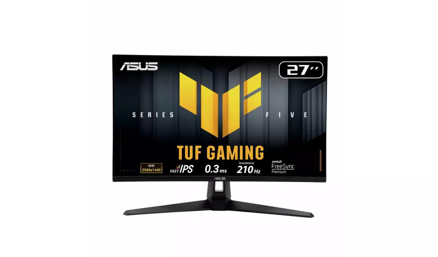 Monitor Gaming ASUS TUF Gaming VG27AQ5A, 27", QHD Fast IPS, 210Hz, 0.3ms, HDMI + DP - Zezë