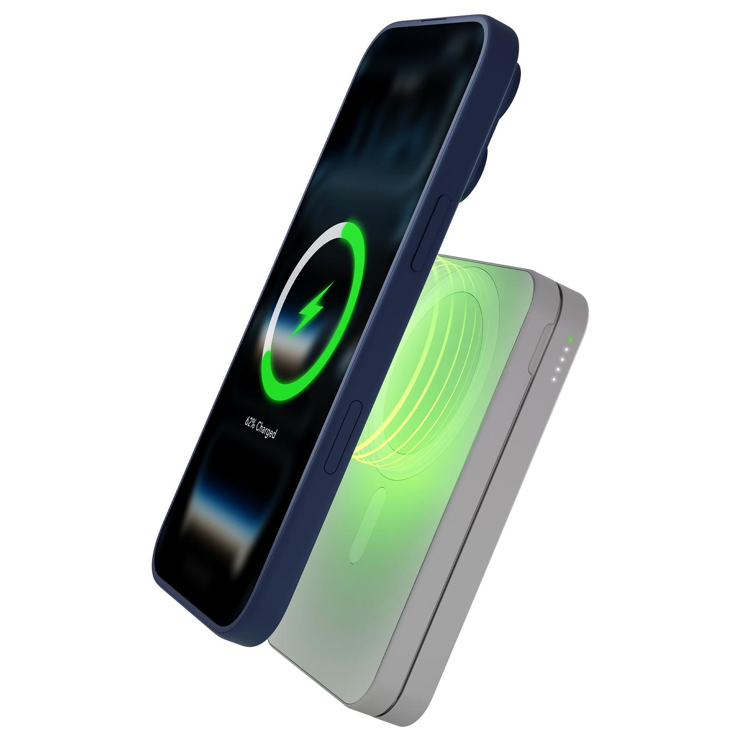 Powerbank dbramante1928 re-charge, 8000mAh, Wireless, 3-në-1, Qi1.3 - Bardhë - 5