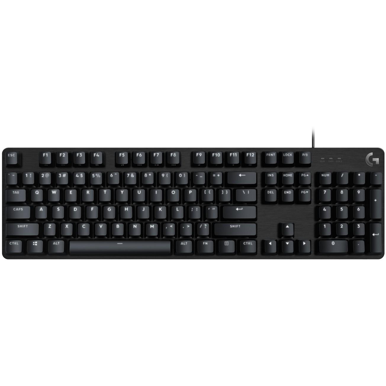 Tastierë Gaming Logitech G413 SE, Wired, AZERTY (FR), Mekanike, Full-Size, USB, Ndriçim LED - Zezë - 2
