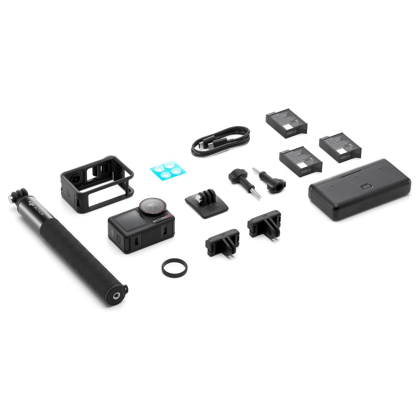 Video Kamera DJI Osmo Action 5 Pro Adventure Combo, 4K, 120fps, 1/1.3" CMOS, 155°, 47GB - Zezë - 11