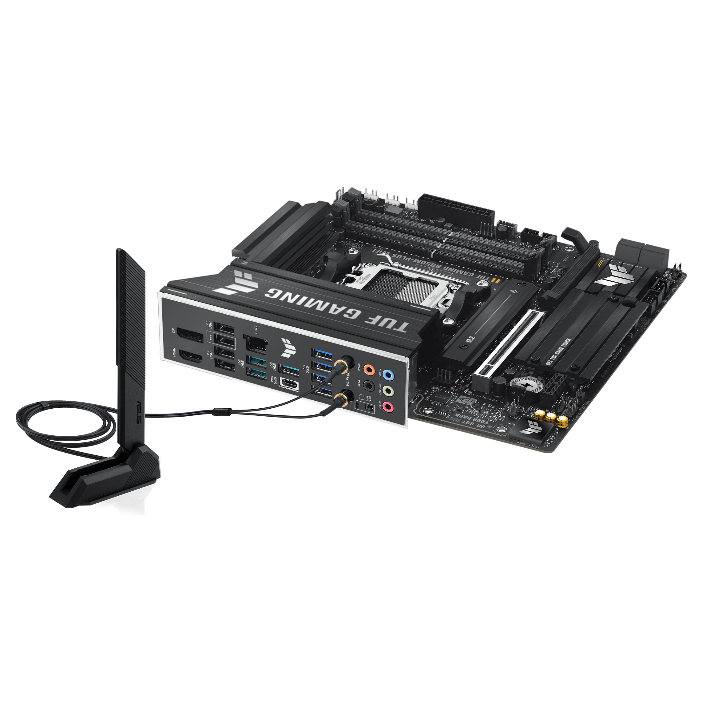 Pllakë Amë ASUS TUF GAMING B850M-PLUS WIFI / AMD AM5 / B850 / DDR5 / Micro ATX / Wi-Fi 6E / 2.5GbE LAN - 11