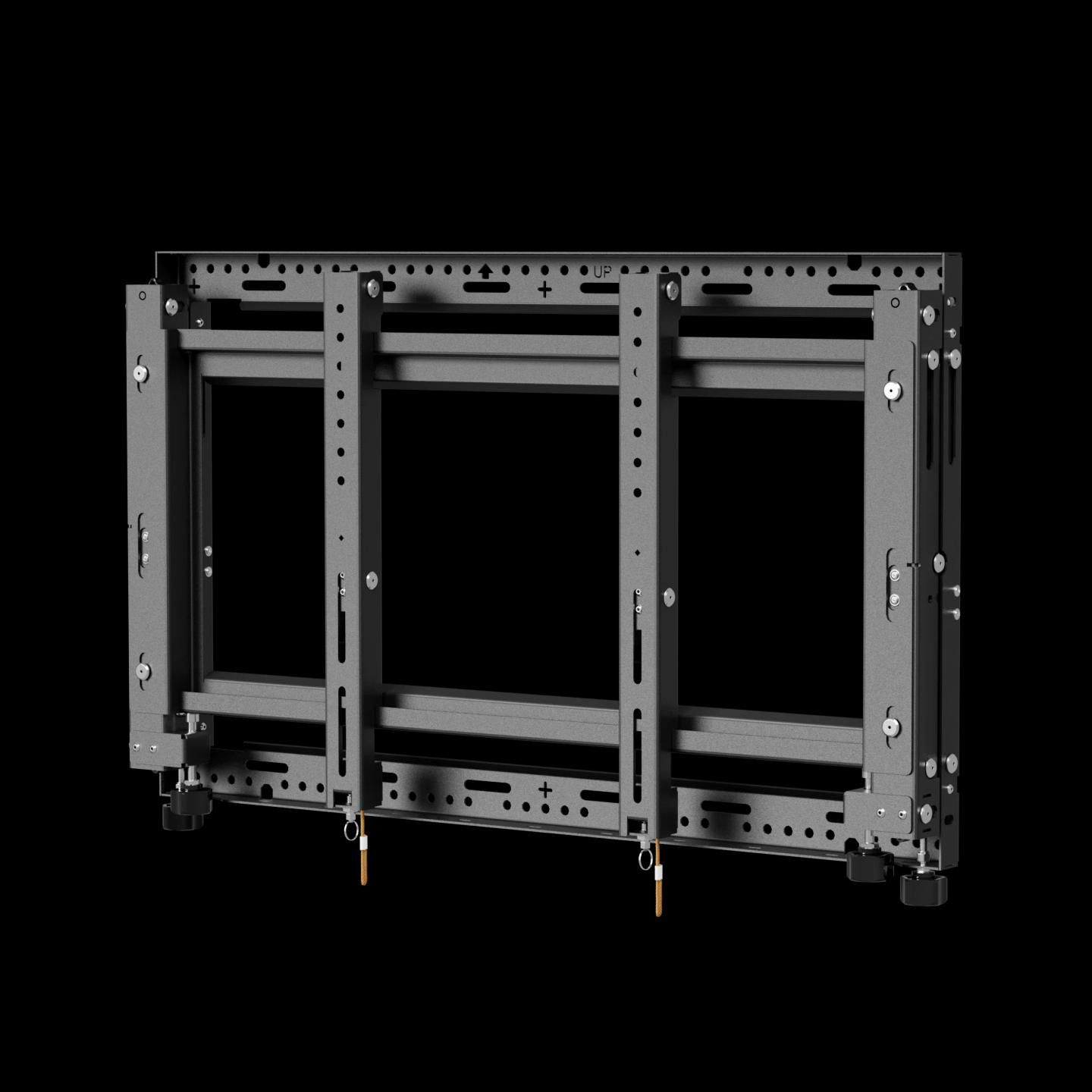 Mbajtëse për Video Wall Edbak VWPOP65-L , 42–65" , deri 60kg , Pop-Out , VESA 100x100–600x400 - Zezë