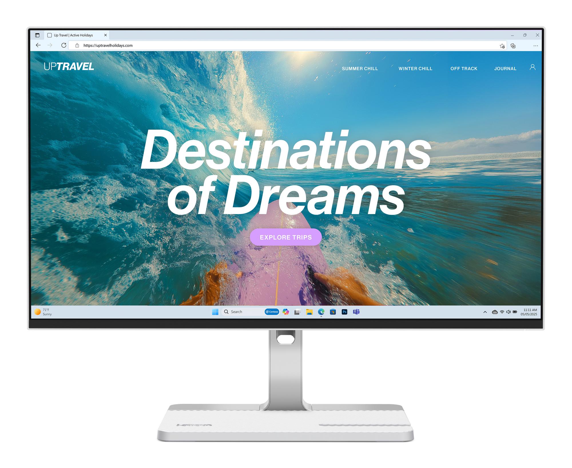 Monitor Gaming Lenovo L24D-4C / 23.8" / Full HD IPS / 144Hz / 4ms / HDMI+USB-C - Hiri
