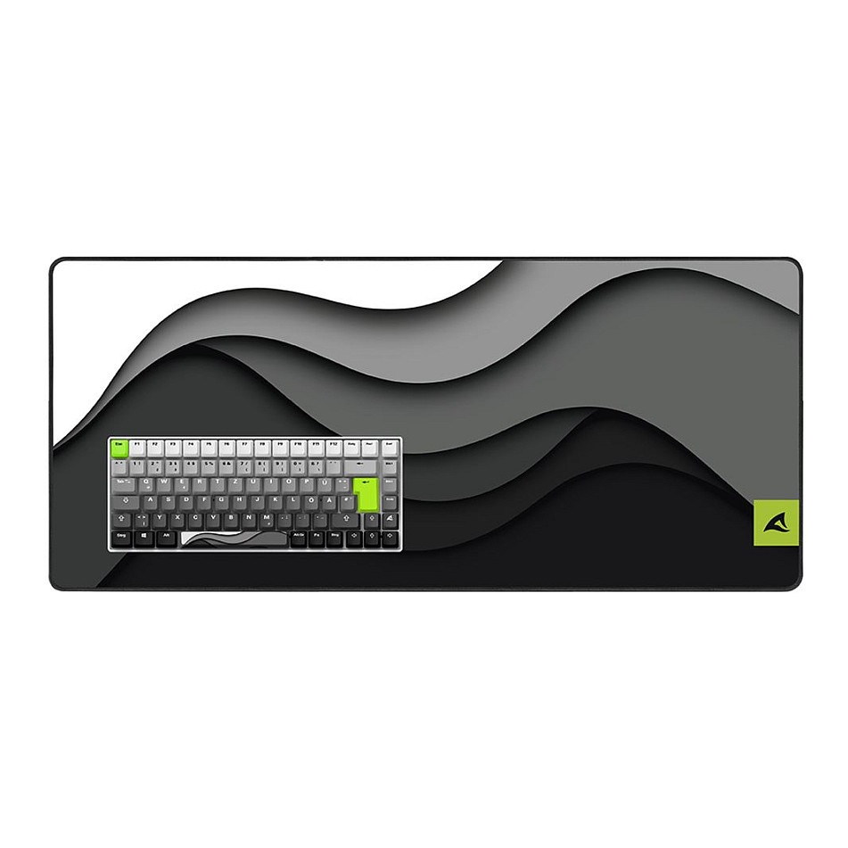 Set Sharkoon SKILLER SGK50 S3 Design Bundle D5 Keycaps+Mauspad 900x400x2.5 mm– Zezë / Gri / Bardhë / Gjelbër - 2