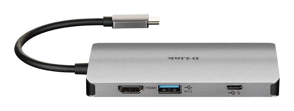 Docking Station D-Link DUB-M810 / USB-C / HDMI / Gigabit Ethernet / SD/microSD / 100W - Hiri - 3