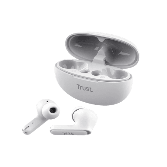 Kufje pa kabllo Trust Yavi / Bluetooth 5.3 / TWS / ENC Mikrofon / 12mm Drivers – Bardhë - 5